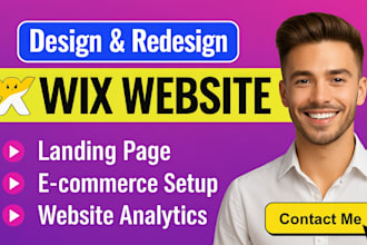 build wix website, clone replicate or revamp wix landing page as a wix developer