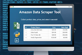 extract amazon product data into excel