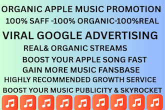 do super fast organic apple itunes music promotion through google ads campaign