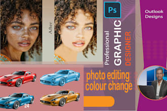 do photo editing and colour change