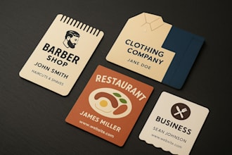 make the most fascinating business cards
