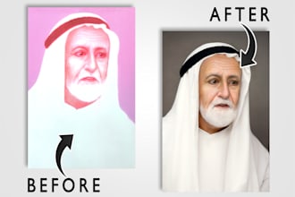 restore old damaged photos professionally