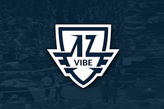 design high quality volleyball team logo