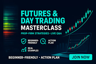 teach you futures and crypto trading from zero to confident fundable trader