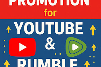 viral video promotion for youtube  rumble channels