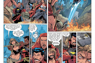 do comics book pages, storyboards, illustrations