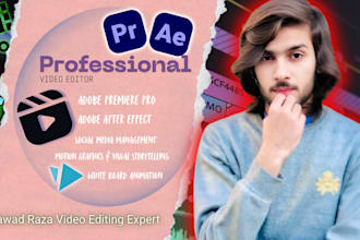 professional video editing and motion design expert