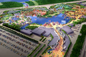 do 3d resort design, theme park, water park, funfair, amusement park design