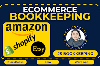 manage ecommerce bookkeeping for shopify amazon and etsy