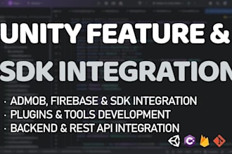 integrate admob, firebase or any sdk into your unity game