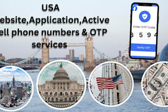 provide usa active cell phone number and otp