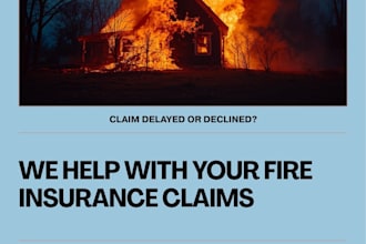 help you with your home insurance fire claim