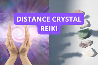 do a 30 minute reiki and crystals session