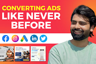 design instagram post, google ads, facebook ad creatives
