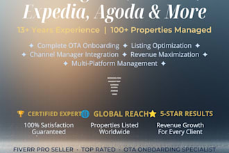 list your property on bookingcom, gommt, expedia, agoda, and much more