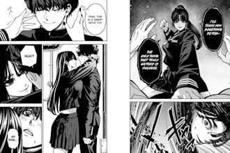draw nsfw manga comic page character art illustration anime nsfw