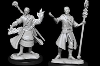 sculpt high quality 3d printing model 3d sculpting character modeling miniature