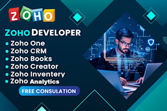 provide end to end zoho CRM setup, integration, and automation