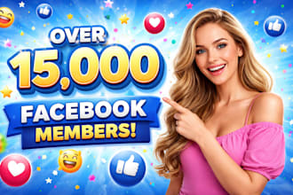 targeted 5,000 members for your facebook group