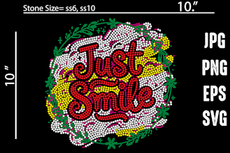 create custom rhinestone svg design