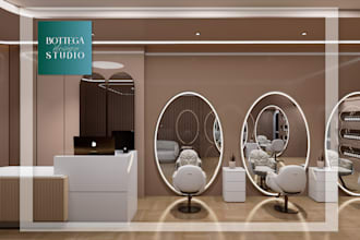design 3d interiors for beauty salons, aesthetic clinics and spas