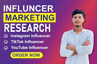 do professional influencer marketing research for your brand