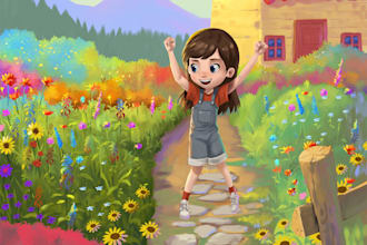 children book illustration and children book illustration
