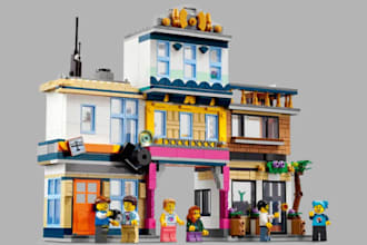 custom digital lego design 3d lego building moc XML lego technic instruction