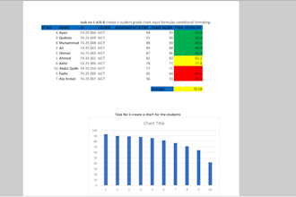 do all type of data entry and flow chart making, assignment making ,other typing