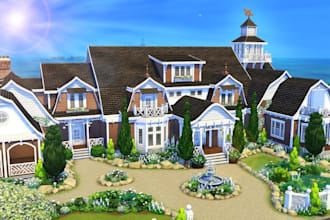 build stunning custom houses and buildings in the sims 4 for you