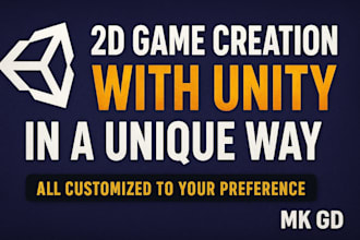 develop a 2d game using unity