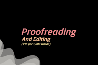 proofread and edit your documents to perfection
