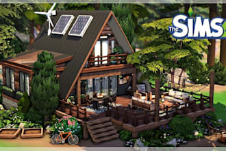 build your real house or dream home in the sims 4 with custom realistic design
