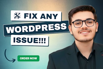 fix wordpress issues, errors, bugs, elementor fix and customization