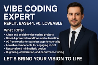 code ionic mobile app using base44, capacitor lovable ai mvp replit web app