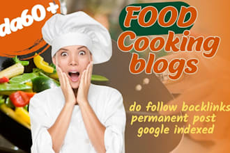 do high da food and cooking guest post seo with do follow backlinks