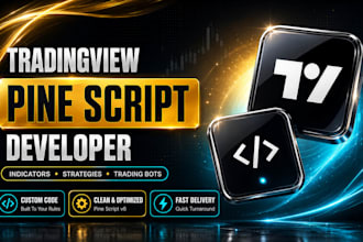 code custom tradingview pine script indicator strategy or trading bot