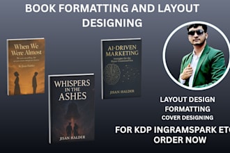 format your book and design covers for kdp draft2digital