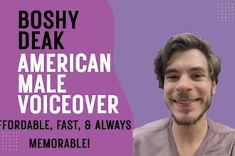 voice a quirky, fun podcast intro with personality