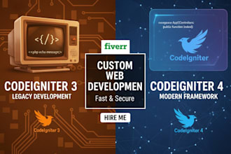 quickly fix or customize your codeigniter website or API