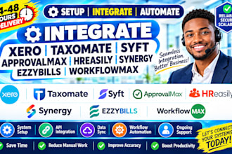 integrate xero taxomate syft approvalmax hreasily synergy ezzybills workflowmax