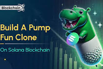 be blockchain developer for pump fun crypto trading bot web3 dapp on solana