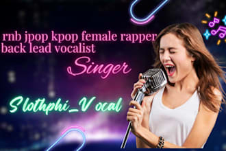 female back and lead vocalist rnb kpop jpop female song rapper
