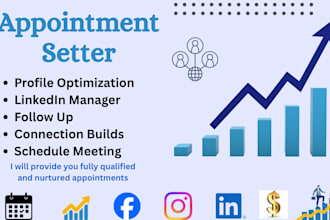 be your appointment setter and linkedin manager and sales closer