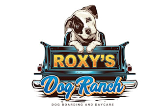 design world class retro logo for roxys dog ranch