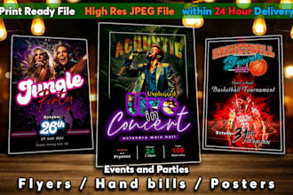 design  business and event flyers  handbills  posters