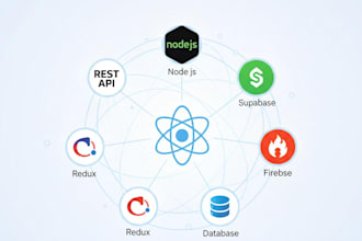 build a react native app with firebase, supabase, and API