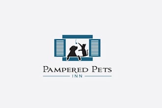 design exceptional premium pet resort logo