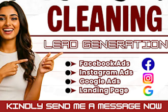 cleaning leads commercial cleaning lead cleaning facebook ads cleaning google ad