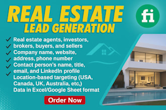 do targeted real estate lead generation and find verified property leads